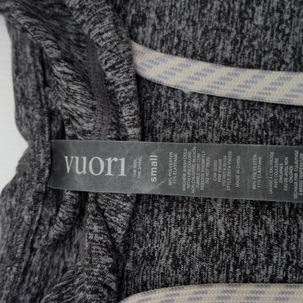 Vuori Halo Essential Hoodie Grey Women's Small Pullover Sweatshirt - Picture 5 of 9